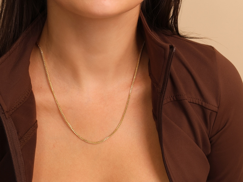 Łańcuszek złoty pr. 585 Lisi ogon 55 cm