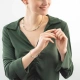 Bransoletka Precious Fusion Offset złoto-zielone