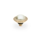 Element top wkręcany Qudo Tondo Deluxe 9mm stal pozłacana Cream Pearl