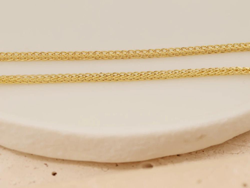 Łańcuszek złoty pr. 585 Lisi ogon 45 cm