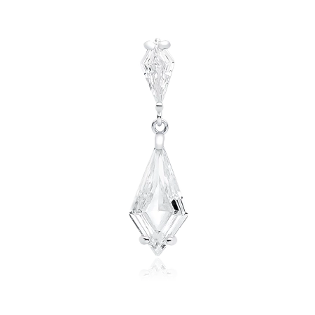 Zawieszka srebrna z cyrkoniami