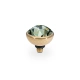 Element top wkręcany Qudo Bottone 10mm stal pozłacana Black Diamond