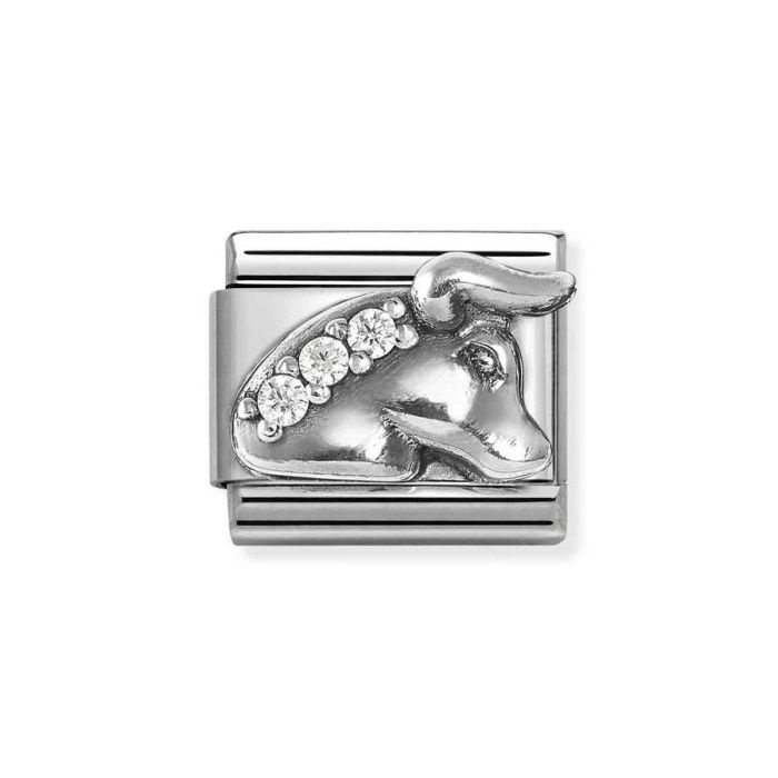 Element link do bransoletek Nomination Composable Stal + Srebro 925 BYK