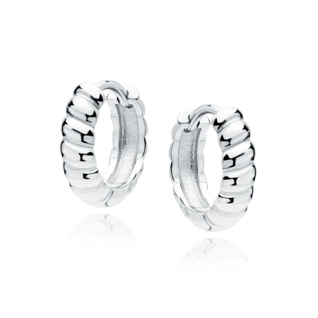 Kolczyki srebrne kółka małe