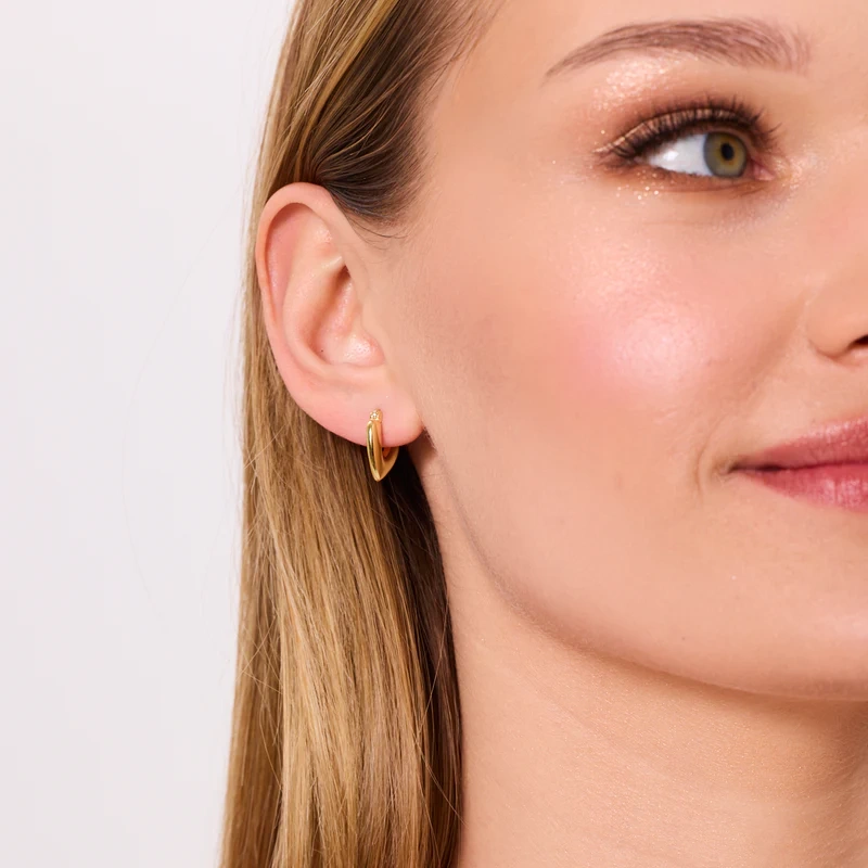 Kolczyki pozłacane wiszące