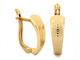 Złote kolczyki wiszące