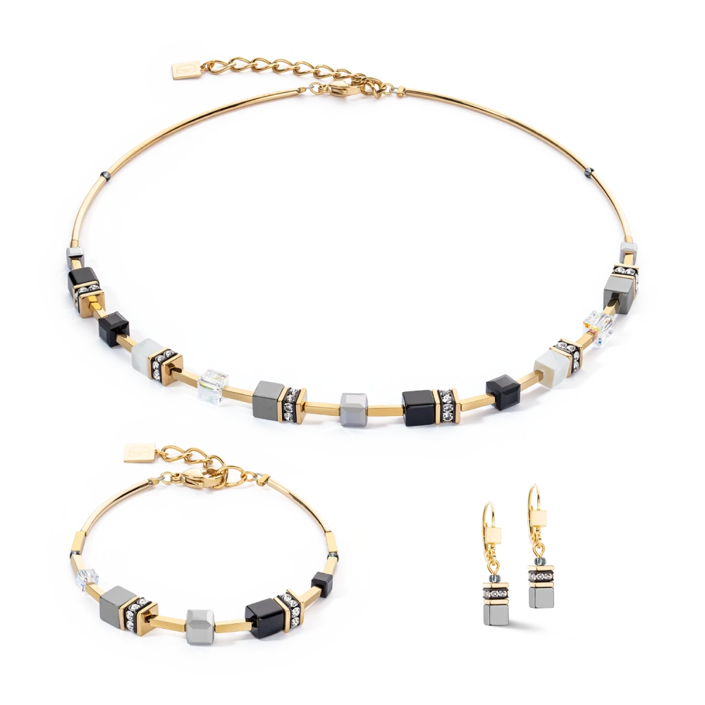 Kolczyki GeoCUBE® Iconic Lite w kolorze czarnym