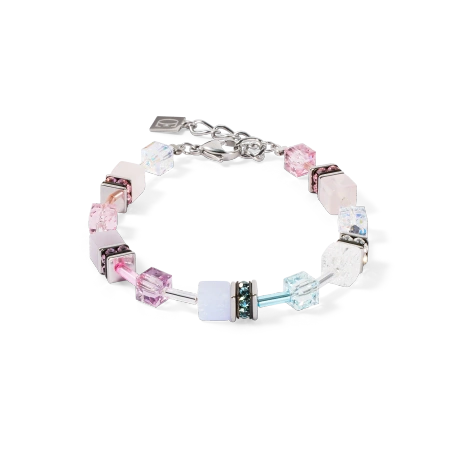 Bransoletka GeoCUBE® Iconic Precious różowo-liliowa