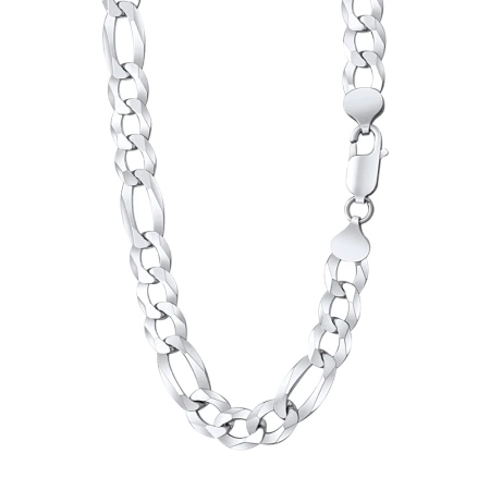 Srebrny łańcuszek figaro