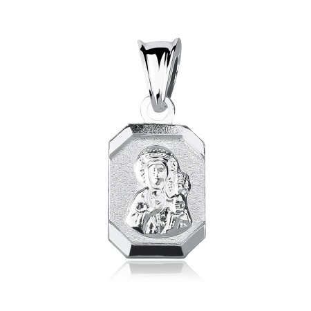 Srebrny medalik Matka Boska Częstochowska