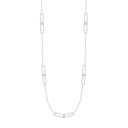 Naszyjnik srebrny z dużymi ogniwami