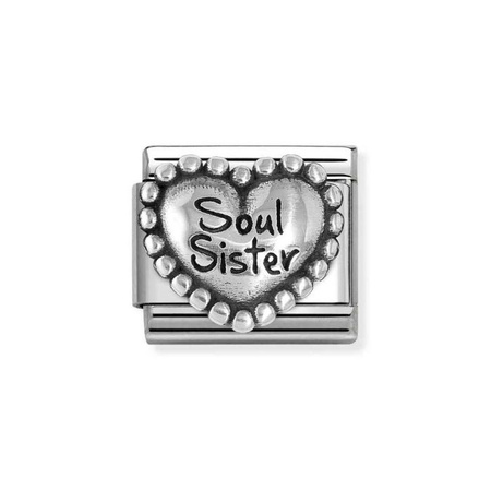 Element link do bransoletek Nomination Composable Stal + Srebro 925 Soul Sister