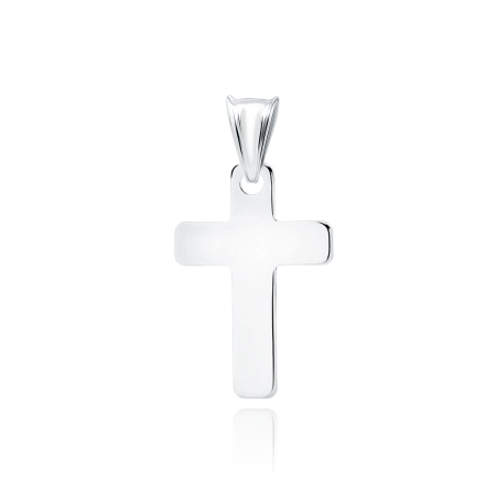 Krzyżyk srebrny klasyczny gładki