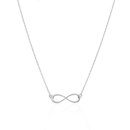 Naszyjnik srebrny z nieskończonością