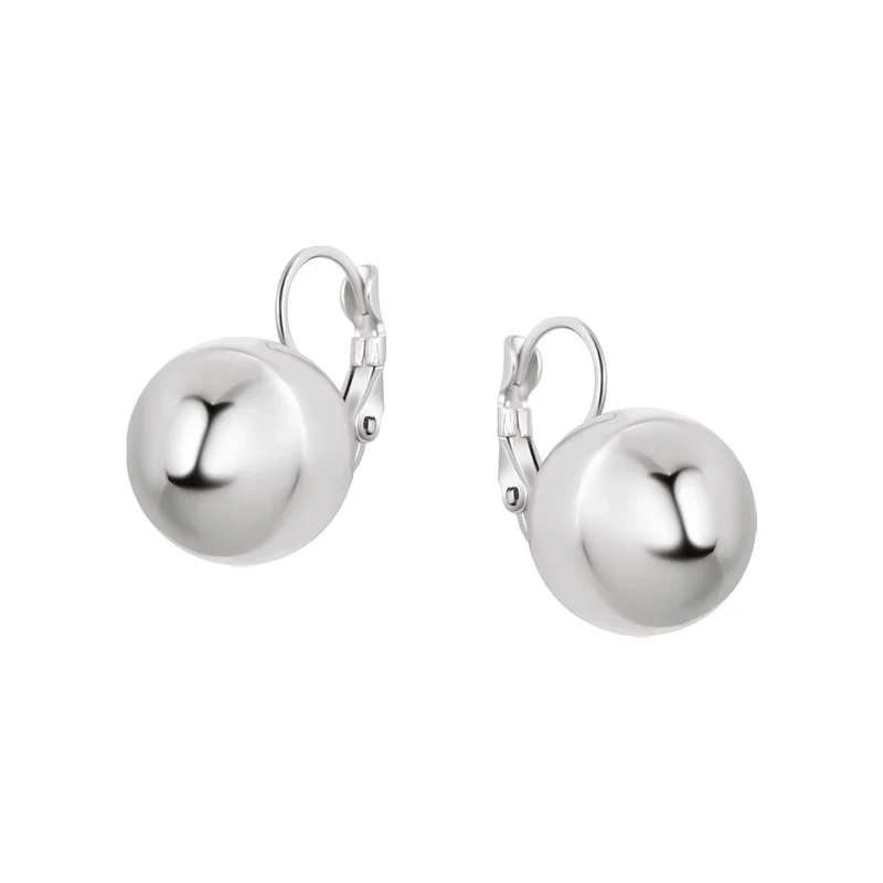 Kolczyki srebrne wiszące kule