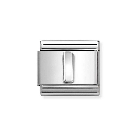 Element link do bransoletek Nomination Composable Stal + Srebro 925 litera I
