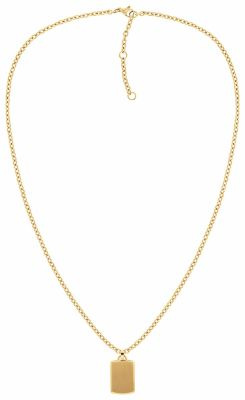 Naszyjnik pozłacany Tommy Hilfiger z zawieszką