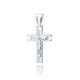 Srebrny krzyżyk z postacią Jezusa Chrystusa