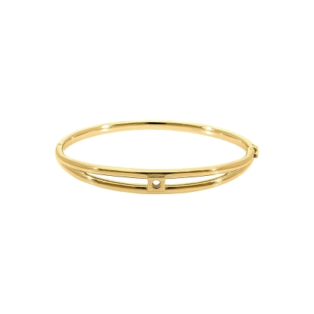 Bransoletka QUDO Roma stal pozłacana