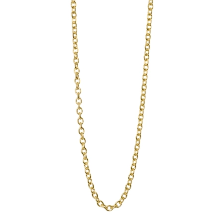 Łańcuszek QUDO Cereto 75 cm stal pozłacana