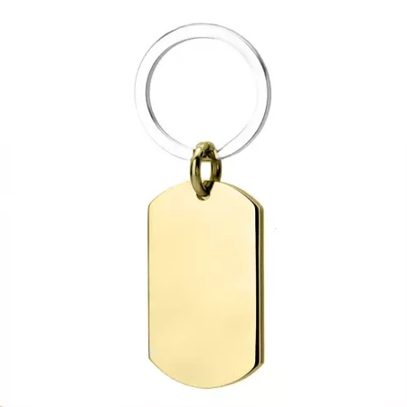 Brelok stalowy męski nieśmiertelnik Grawer