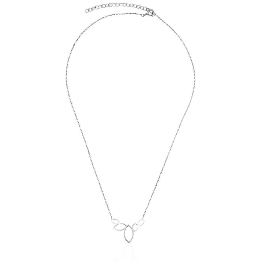 Naszyjnik srebrny kolia ażur