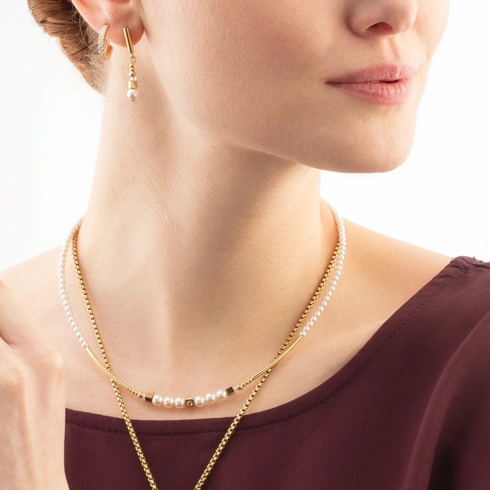 Kolczyki kółka z cyrkoniami pozłacane