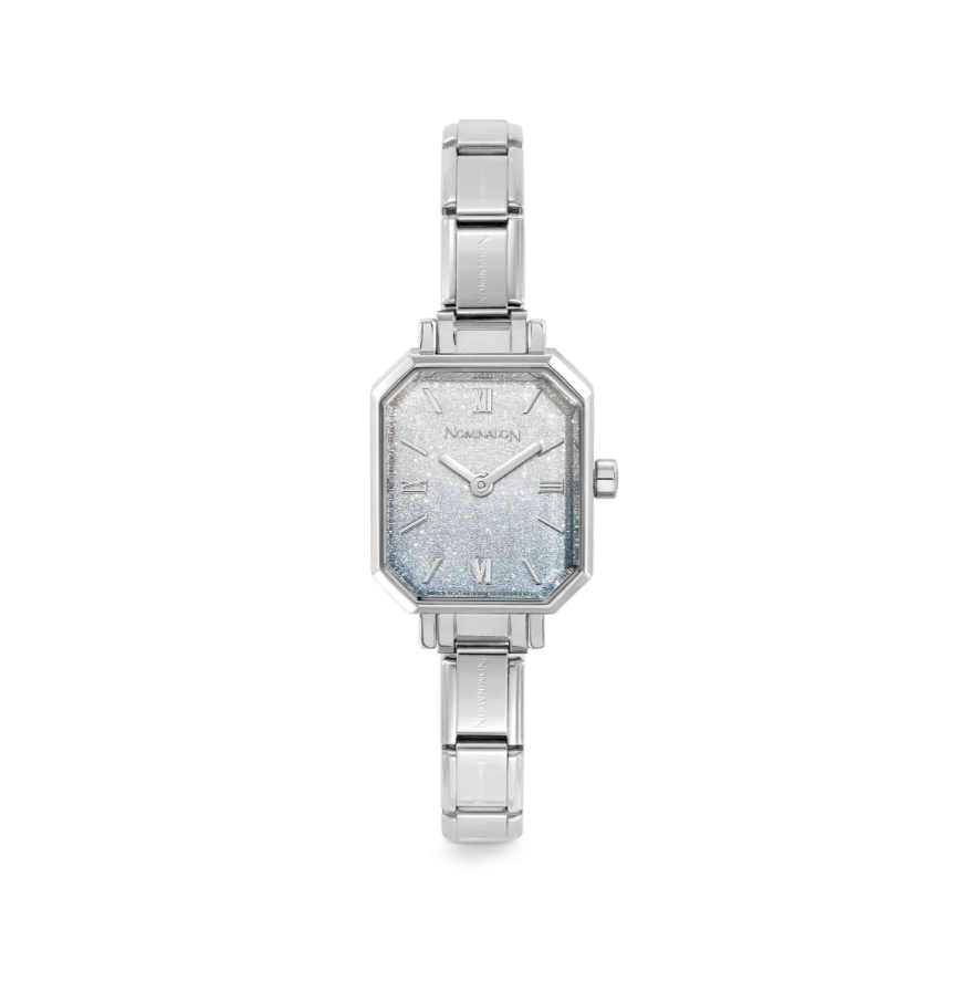 Zegarek Nomination Composable stal tarcza niebieska brokat