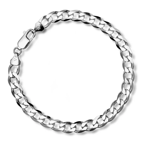 Bransoletka srebrna męska pancerka