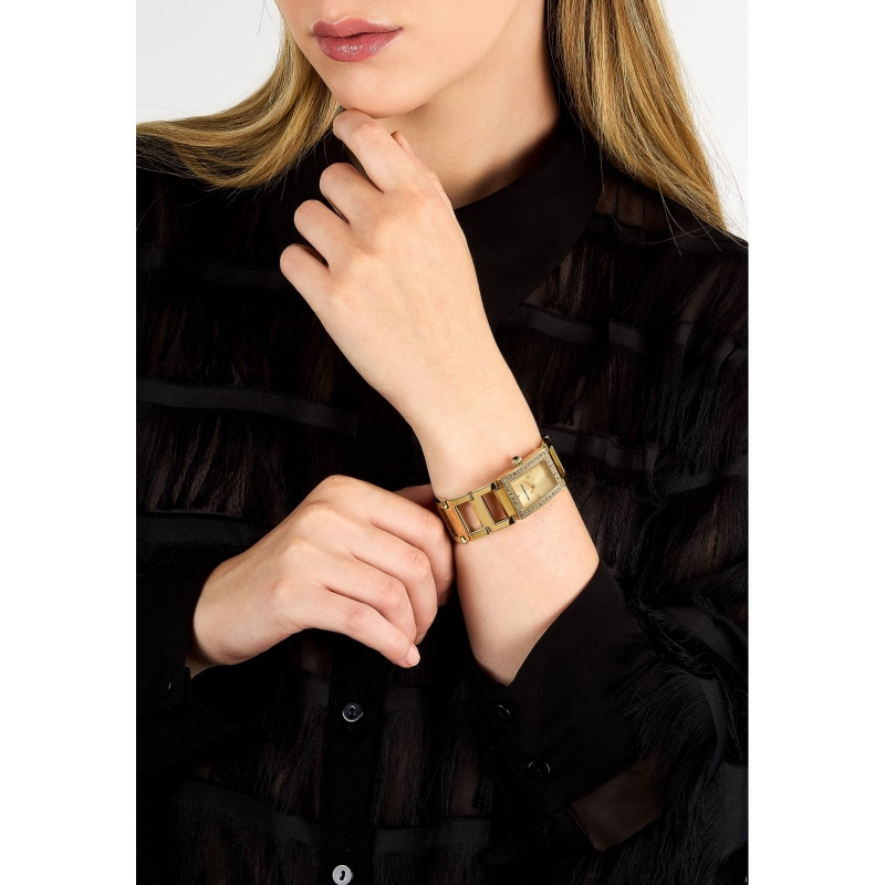 Zegarek damski Karl Lagerfeld stal pozłacana