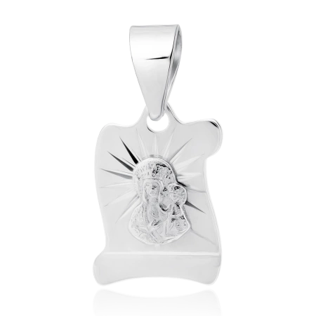 Srebrny medalik papirus