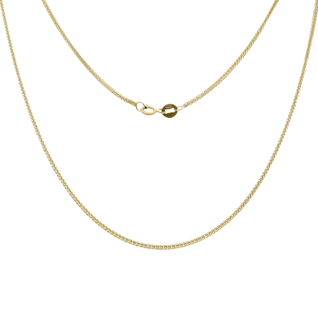 Złoty łańcuszek lisi ogon złoto 585 45cm