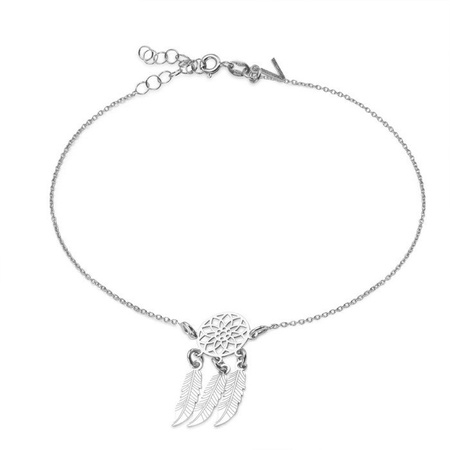 Bransoletka srebrna łapacz snów