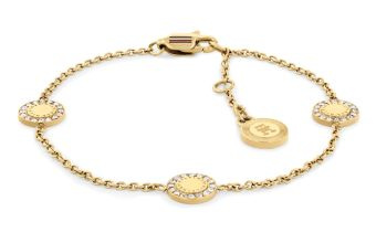 Bransoletka damska z cyrkoniami Tommy Hilfiger stal