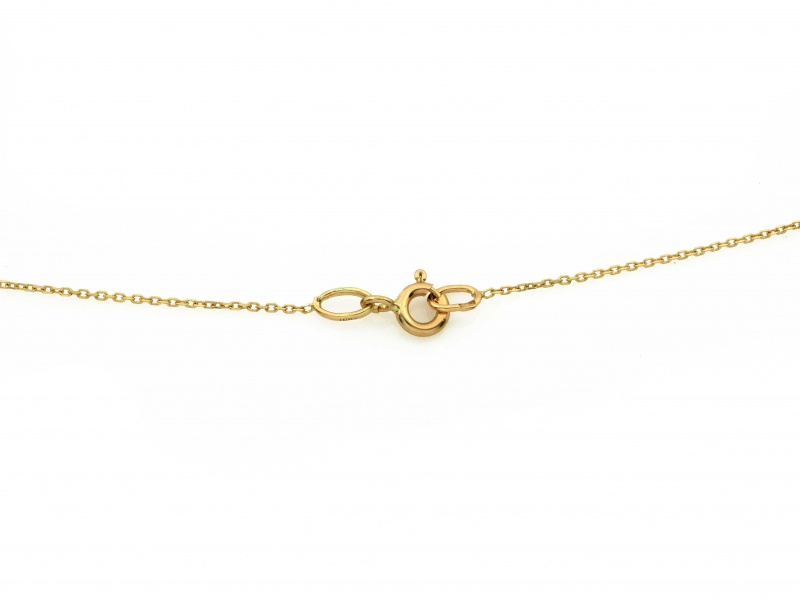 Złoty naszyjnik krawatka