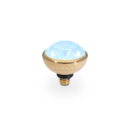 Element top wkręcany Qudo Bottone 10mm stal pozłacana Cr. Sky Ignite