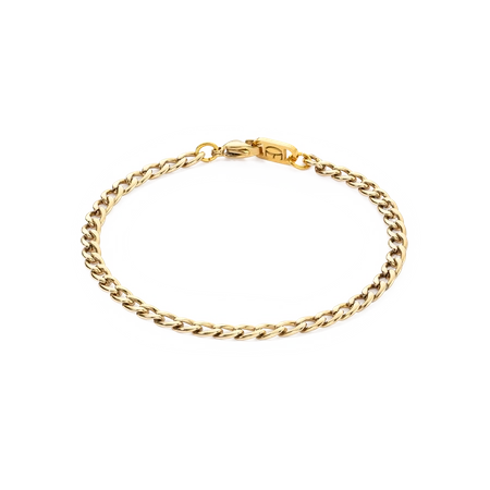 Bransoletka - łańcuszek przedłużający Coeur de Lion pozłacany 21cm