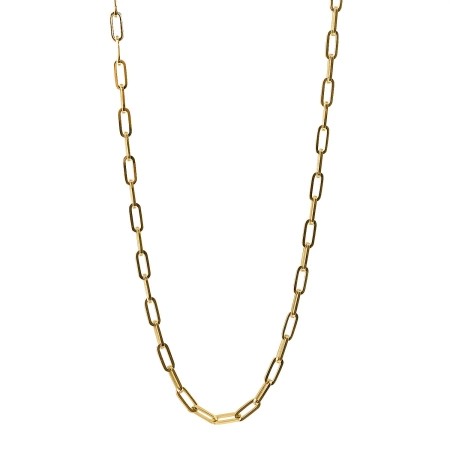 Łańcuszek QUDO Padua 81 cm stal pozłacana