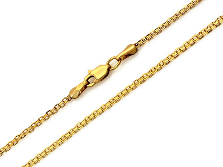 Złoty łańcuszek Bismarck złoto 585 45 cm