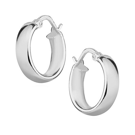 Kolczyki srebrne koła szerokie 1,5 cm