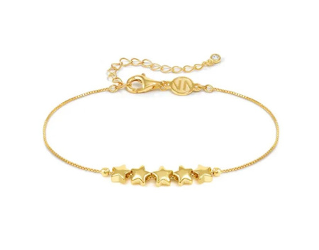 NOMINATION ARMONICA Bransoletka pozłacana gwiazdki