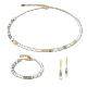 Bransoletka Precious Fusion Offset złoto-zielone