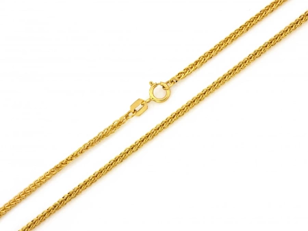 Łańcuszek złoty pr. 585 Lisi ogon 45 cm