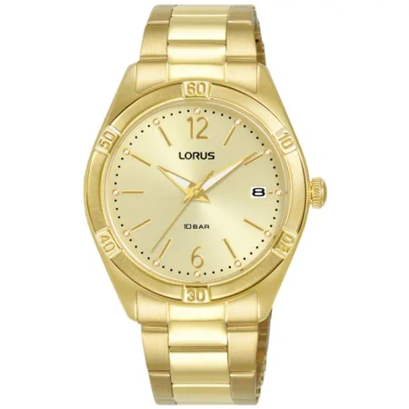 Zegarek damski Lorus stal szlachetna pozłacany