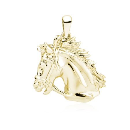 Zawieszka pozłacana z koniem
