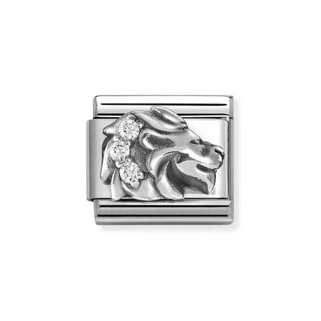 Nomination Element link do bransoletek Nomination Composable Stal + Srebro 925 znak zodiaku LEW