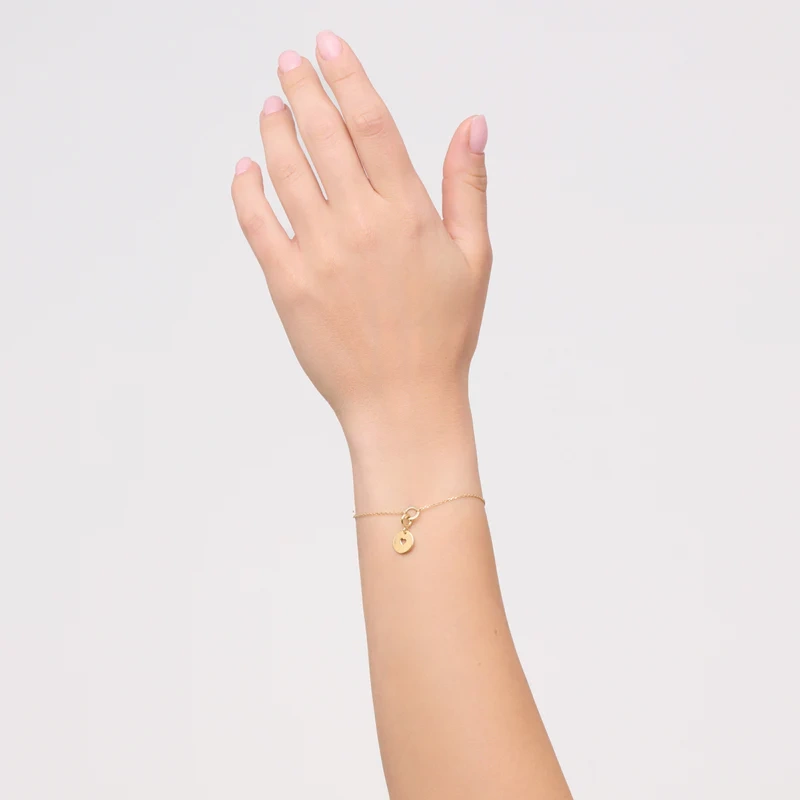 Zawieszka pozłacana do bransoletek serce