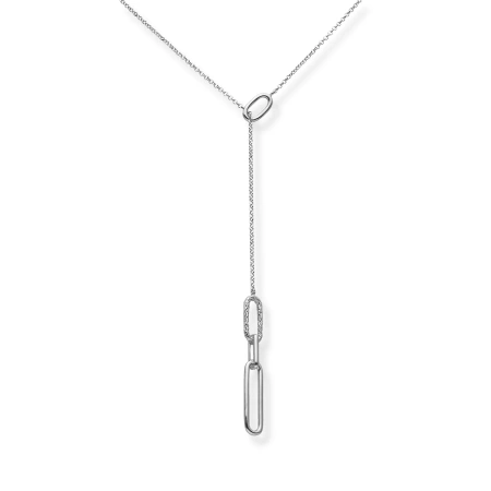 Naszyjnik srebrny krawatka