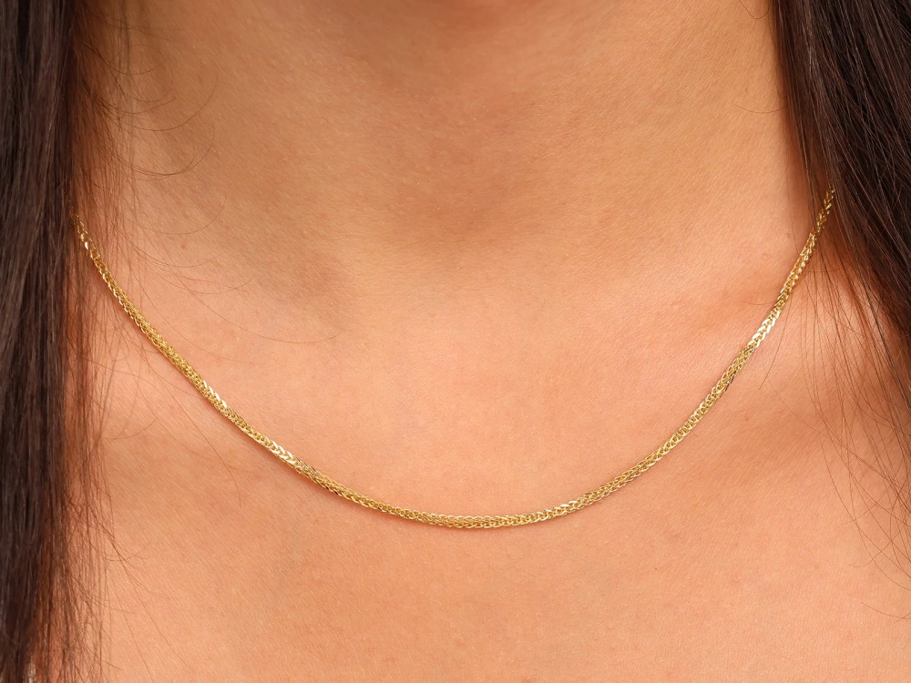 Łańcuszek złoty pr. 585 Lisi ogon 50 cm