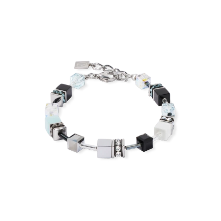 Bransoletka GeoCUBE® Iconic Ice Serenity srebrna